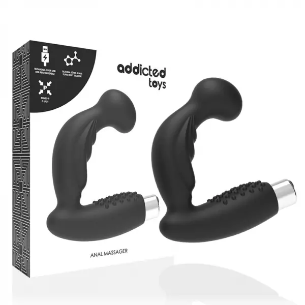 ADDICTED TOYS - VIBRATEUR PROSTATIQUE RECHARGEABLE MOD�LE 3 - NOIR