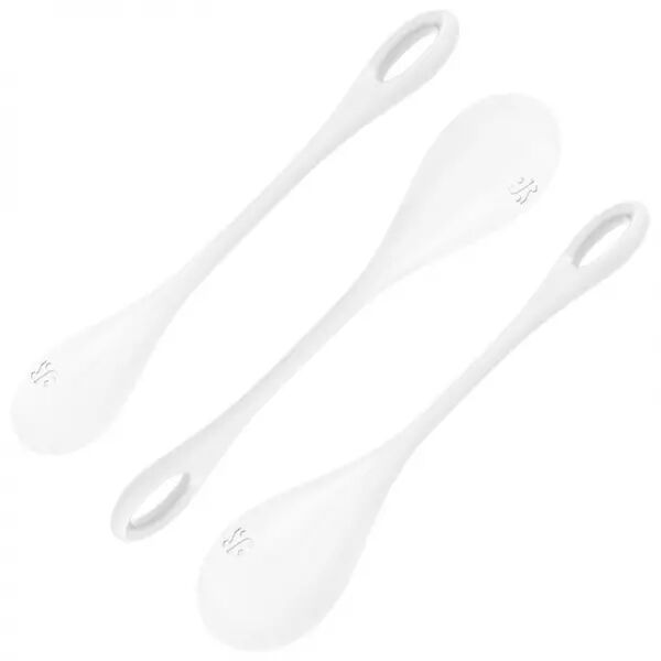 SATISFYER - ENSEMBLE ENTRA�NEMENT YONI POWER 1 BLANC