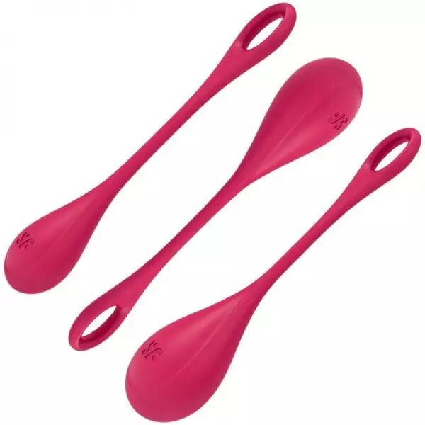 SATISFYER - ENSEMBLE ENTRA�NEMENT YONI POWER 1 ROUGE
