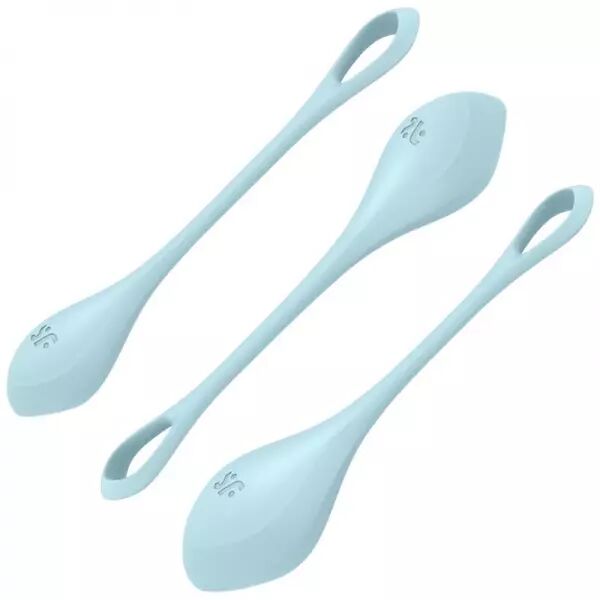 SATISFYER - ENSEMBLE ENTRA�NEMENT YONI POWER 2 BLEU