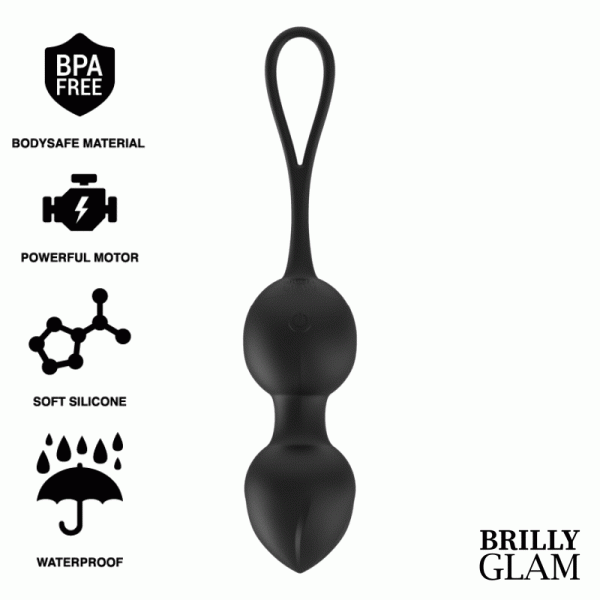 BRILLY GLAM - PERLES DE KEGEL VIBRANTES T�L�COMMANDE