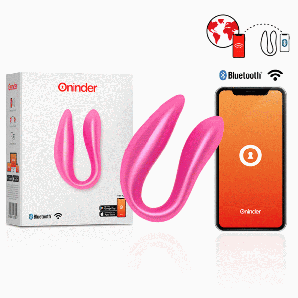 ONINDER - LISBOA G-SPOT & CLITORAL STIMULATEUR ROSE - APPLICATION GRATUITE