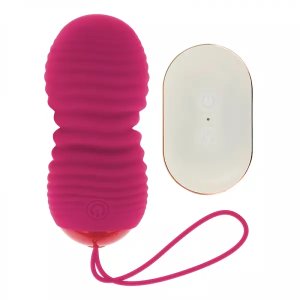 OHMAMA - T�L�COMMANDE EGG 7 MODES HAUT ET BAS ROSE