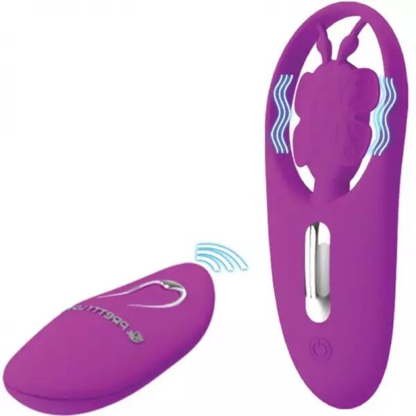 PRETTY LOVE - STIMULATEUR PAPILLON DANCING POUR CULOTTES AVEC T�L�COMMANDE LILAS