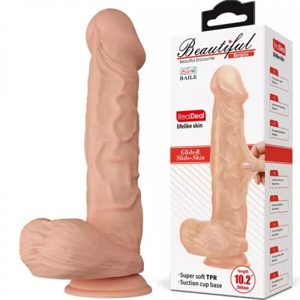 BAILE - BELLE RENCONTRE BERGRISI GODE R�ALISTE FLEXIBLE 26 CM NATUREL