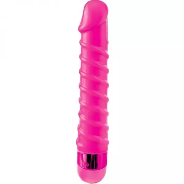 CLASSIX - MASSEUR VIBRANT CANDY TWIRL 16,5 CM ROSE
