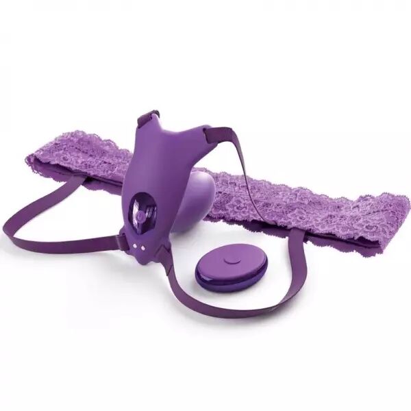 FANTASY FOR HER - HARNAIS PAPILLON G-SPOT AVEC VIBRATEUR, RECHARGEABLE ET T�L�COMMANDE VIOLET