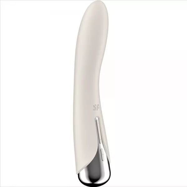 SATISFYER - VIBRATEUR ROTATEUR SPINNING VIBE 1 G-SPOT BEIGE