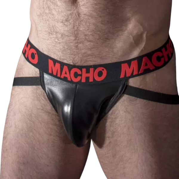 MACHO - MX25RC JOCK CUIR ROUGE XL