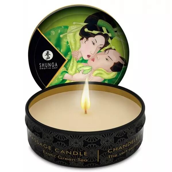 SHUNGA - MINI CARESSE � LA BOUGIE DE MASSAGE T VERT 30 ML