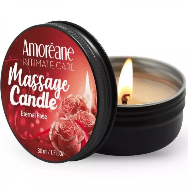 AMOREANE - BOUGIE DE MASSAGE ROSE �TERNELLE 30 ML