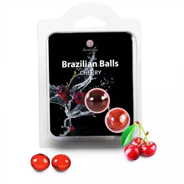 SECRETPLAY - BOULES BR�SILIENNES CERISE