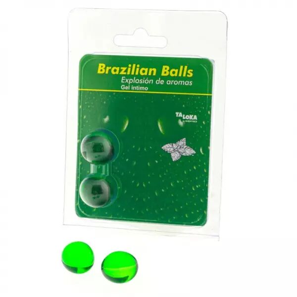 TALOKA - 2 BOULES BR�SILIENNES GEL INTIME MENTHE