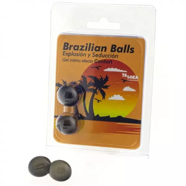 TALOKA - 2 BALLES BR�SILIENNES GEL EXCITANT EFFET CONFORT