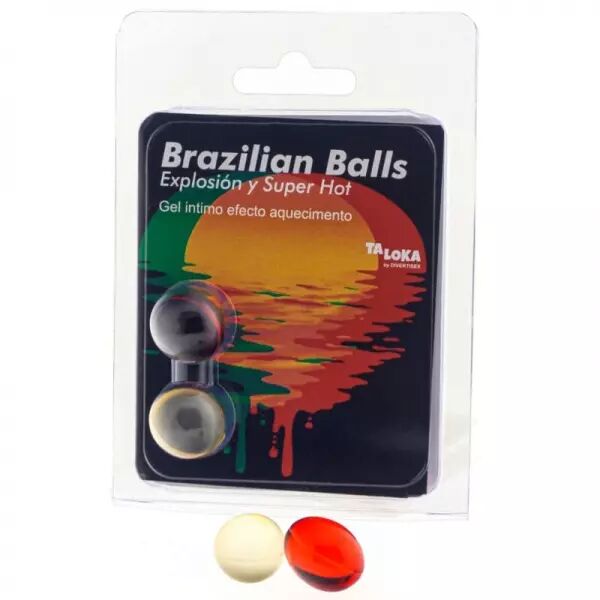 TALOKA - 2 BOULES BR�SILIENNES GEL EXCITANT EFFET SUPER CHAUD