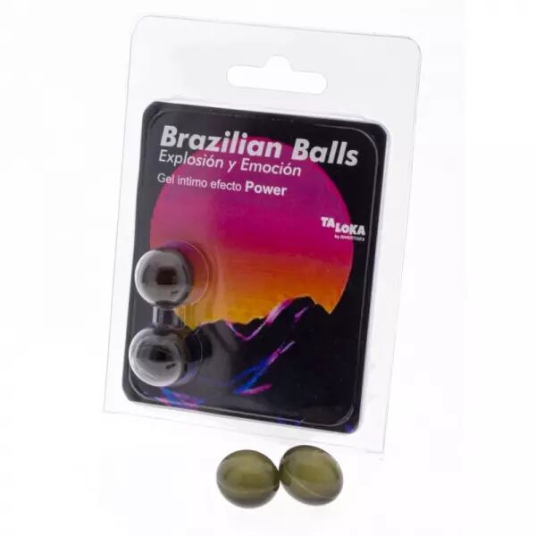 TALOKA - 2 BALLES BR�SILIENNES GEL EXCITANANT EFFET PUISSANT