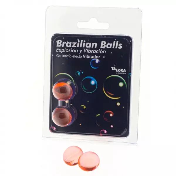 TALOKA - 2 BALLES BR�SILIENNES GEL EXCITANT EFFET VIBRANT