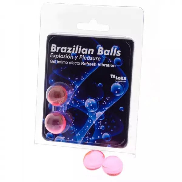 TALOKA - 2 BALLES BR�SILIENNES REFRESH EFFET VIBRANT GEL EXCITANT