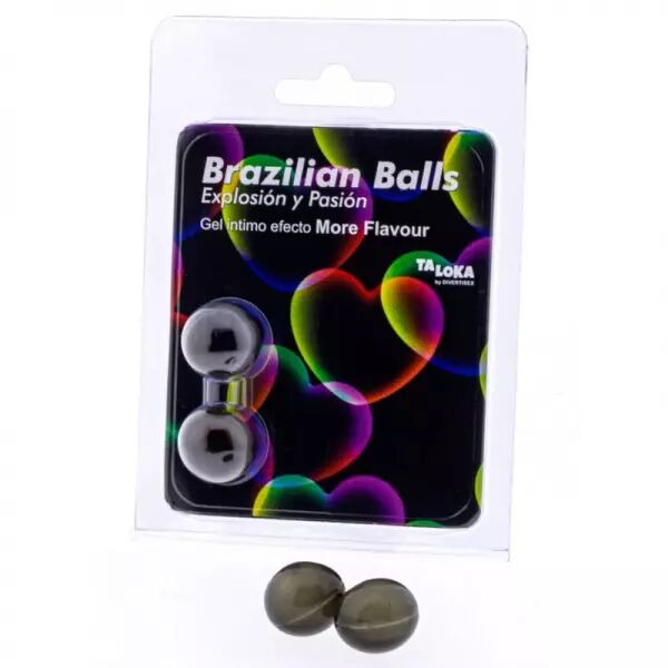 TALOKA - 2 BOULES BR�SILIENNES PLUS DEFFET DE SAVEUR GEL EXCITANT