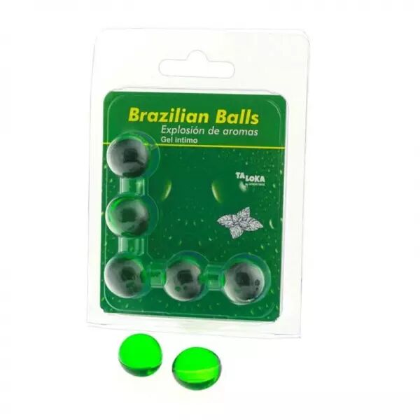 TALOKA - 5 BOULES BR�SILIENNES GEL INTIME MENTHE