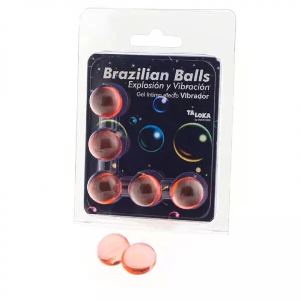 TALOKA - 5 BALLES BR�SILIENNES GEL EXCITANT EFFET VIBRANT