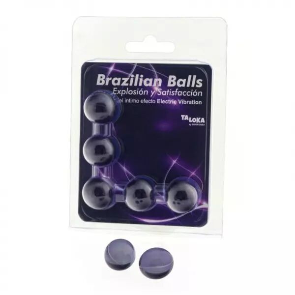 TALOKA - 5 BALLES BR�SILIENNES EFFET VIBRANT �LECTRIQUE GEL EXCITANT