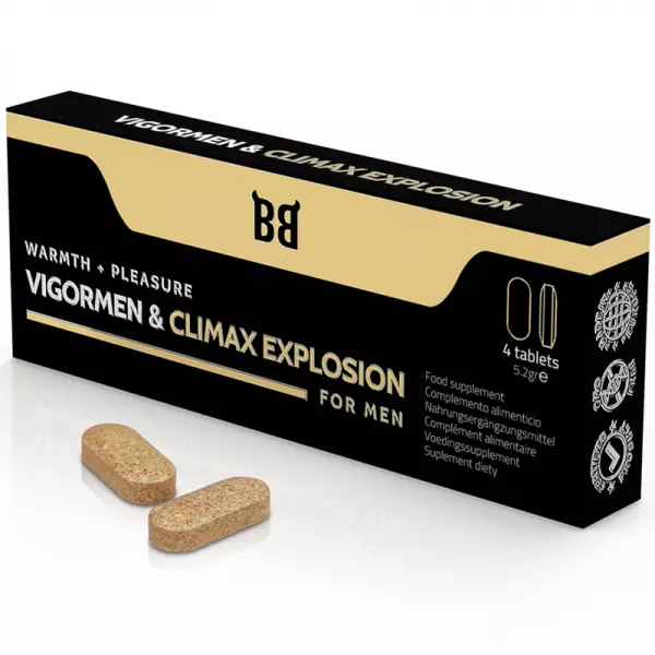 BLACK BULL - EXPLOSION VIGORMEN & CLIMAX PLUS GRAND PLAISIR POUR HOMMES 4 G�LULES