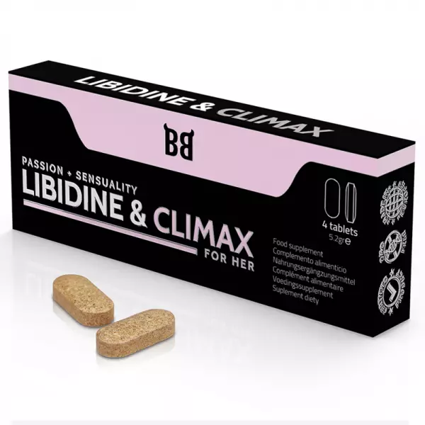 BLACK BULL - AUGMENTATION DE LIBIDINE ET CLIMAX L BIDO POUR FEMMES 4 G�LULES