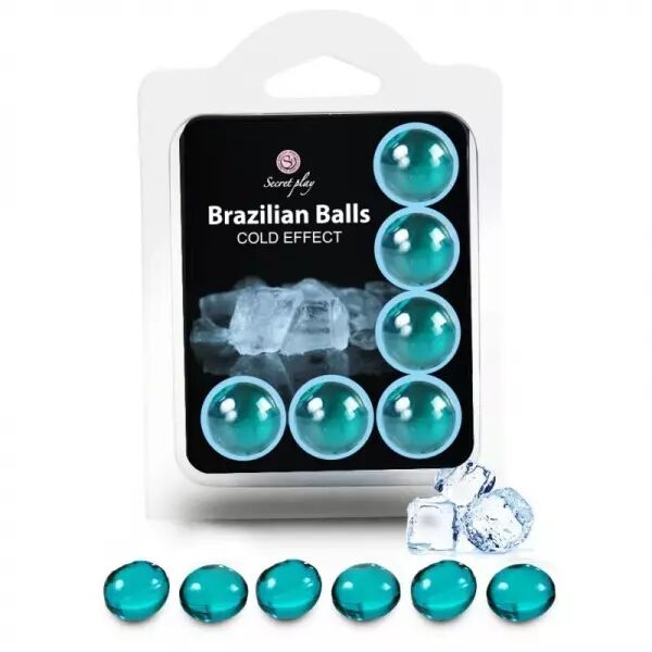 SECRETPLAY - SET 6 BALLES BR�SILIENNES EFFET FROID