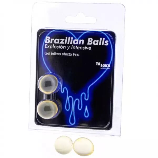 TALOKA - 2 BALLES BR�SILIENNES GEL EXCITANT EFFET FROID & VIBRATION