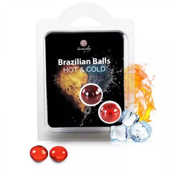 SECRETPLAY - BALLES BR�SILIENNES EFFET CHALEUR ET FROID 2 UNIT�S