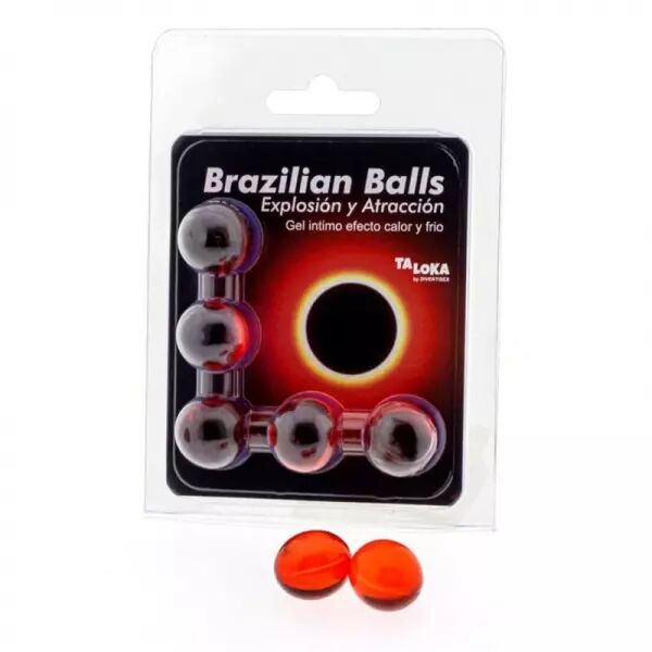 TALOKA - 5 BOULES BR�SILIENNES GEL EXCITANT EFFET CHAUD & FROID