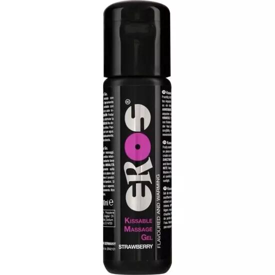 EROS - KISSABLE HUILE DE MASSAGE EFFET CHALEUR FRAISE 100 ML