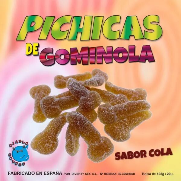 DIABLO GOLOSO - TRANCHES DE GOMME AU COLA