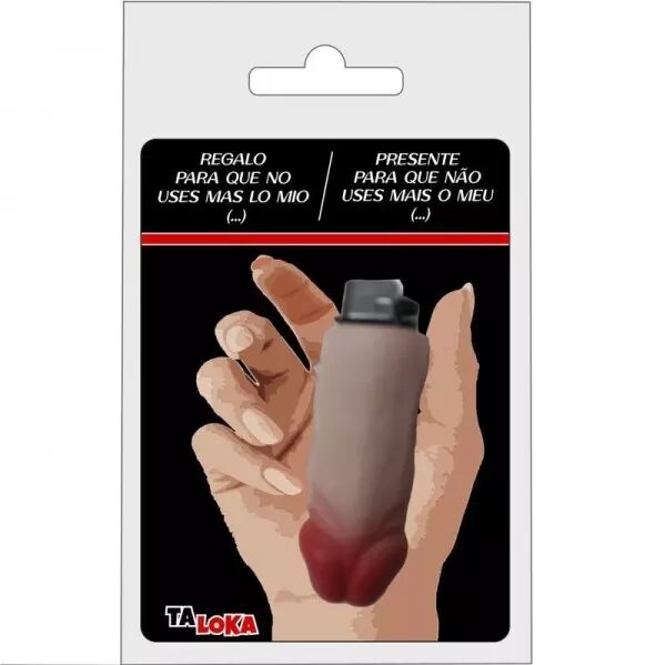 TALOKA - BRIQUET FANTASTIQUE EN FORME DE P�NIS COULEUR CHAN