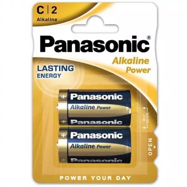 PANASONIC - BATTERIE BRONZE C LR14 2 UNIT�S