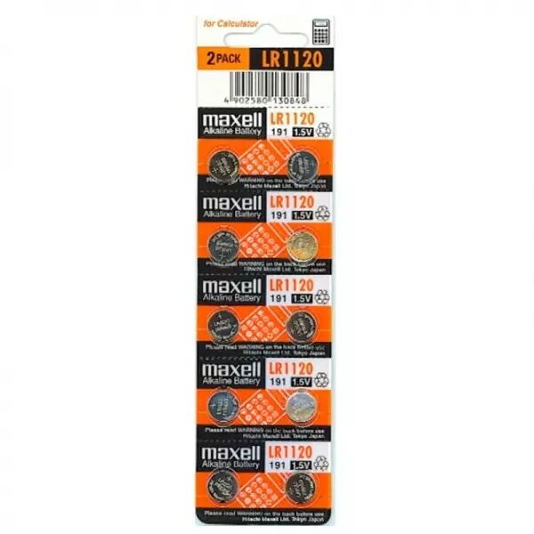 MAXELL - BATTERIE LR1120 1,5V 10 UNIT�S