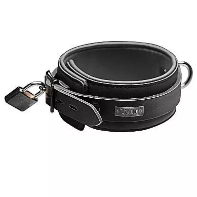 TOM OF FINLAND - COLLIER N�OPR�NE AVEC SERRURE