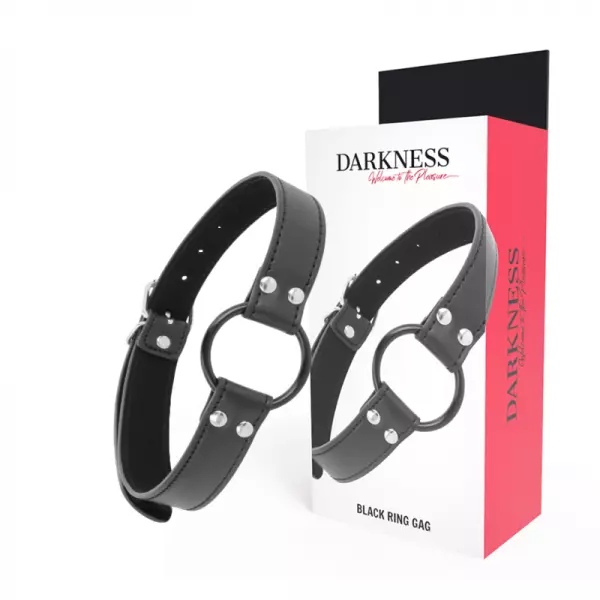 DARKNESS - GAG AVEC ANNEAU DIAM�TRE 3,6 CM
