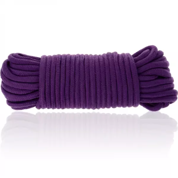 DARKNESS - CORDE DE BONDAGE EN COTON 20 M�TRES LILAS