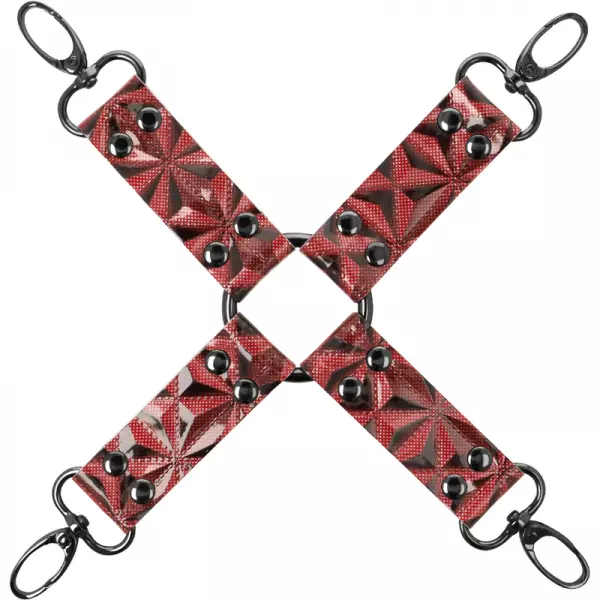 BEGME - CRAVATE DE PORC EN CUIR V�GAN PREMIUM �DITION ROUGE
