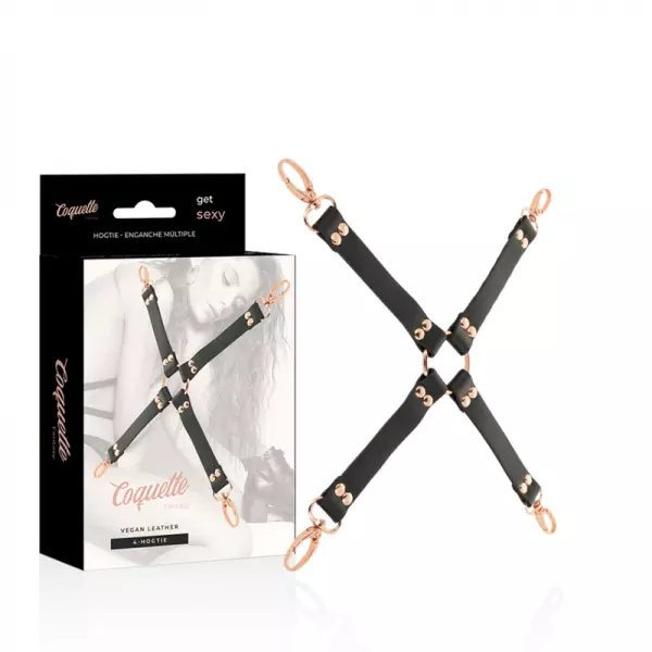 COQUETTE CHIC DESIRE - CRAVATE DE PORC FANTAISIE EN CUIR V�G�TAL
