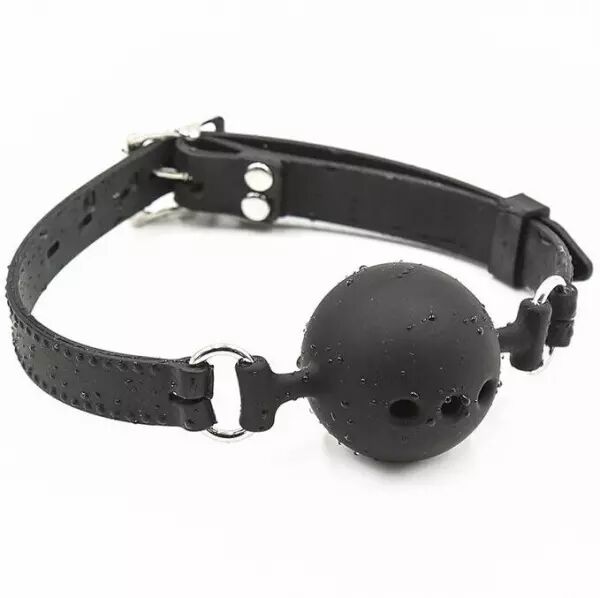 OHMAMA FETISH - B�ILLON � BOULE EN SILICONE RESPIRANT TAILLE L