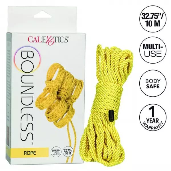 CALIFORNIA EXOTICS - BOUNDLESS CORDE 10M JAUNE