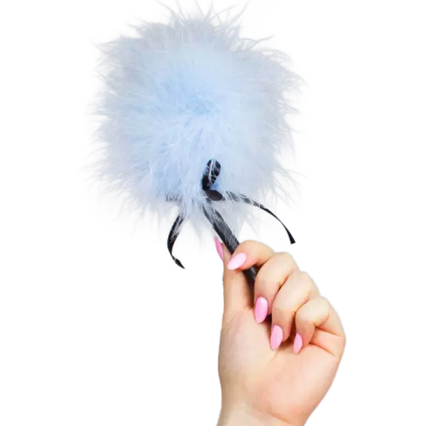 SECRETPLAY - DUSTER MARABOU BLEU CLAIR