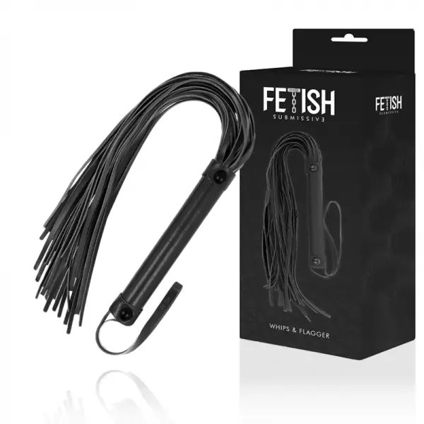 FETISH SUBMISSIVE - FOUET EN CUIR V�G�TALIEN