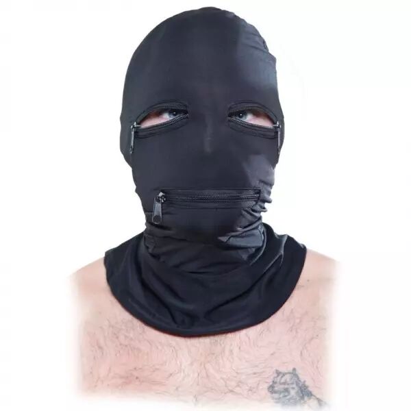 FETISH FANTASY SERIES - CAPUCHE AVEC FERMETURE �CLAIR NOIRE