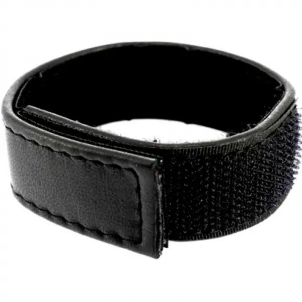 LEATHER BODY - BITE ET SANGLE DE BOULE VELCROED R�GLABLE - NOIR