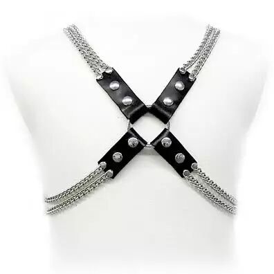 LEATHER BODY - HARNAIS DE CHA�NE DE