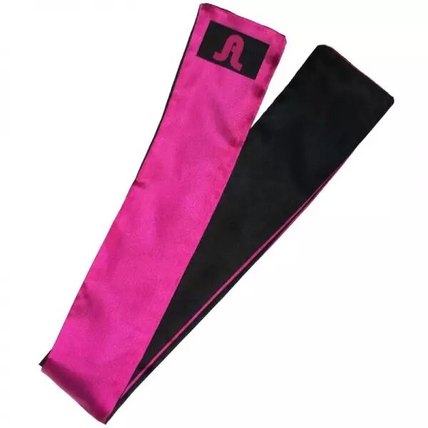 ADRIEN LASTIC - BANDAGE R�VERSIBLE SATIN ROSE/NOIR
